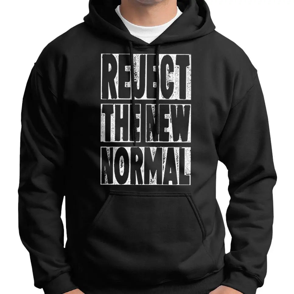 Reject The New Normal Anti-Lockdown Hoodie Wide Awake Clothing