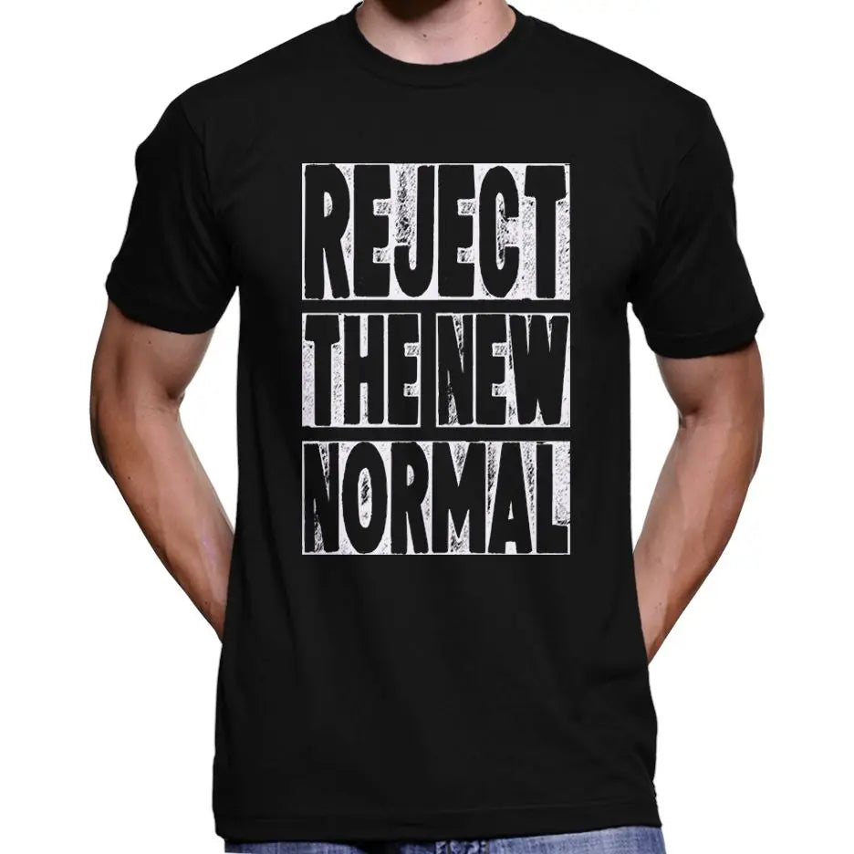 Reject The New Normal Anti-Lockdown T-Shirt Wide Awake Clothing