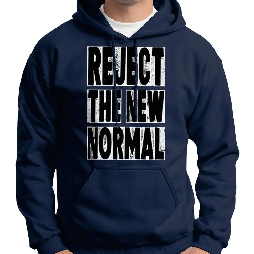 Reject The New Normal Anti-Lockdown Hoodie Wide Awake Clothing
