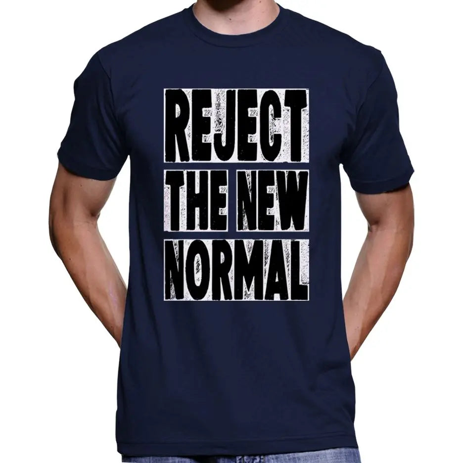 Reject The New Normal Anti-Lockdown T-Shirt Wide Awake Clothing