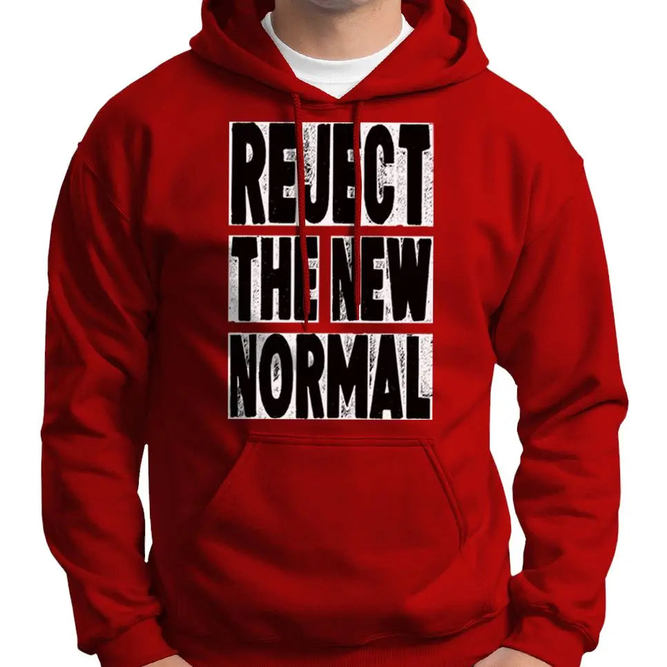 Reject The New Normal Anti-Lockdown Hoodie Wide Awake Clothing