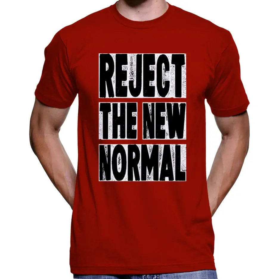 Reject The New Normal Anti-Lockdown T-Shirt Wide Awake Clothing