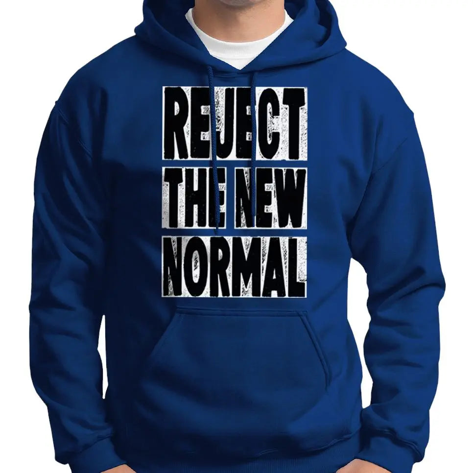 Reject The New Normal Anti-Lockdown Hoodie Wide Awake Clothing