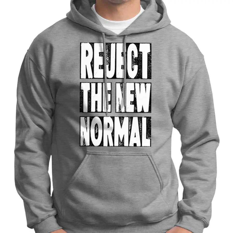 Reject The New Normal Anti-Lockdown Hoodie Wide Awake Clothing