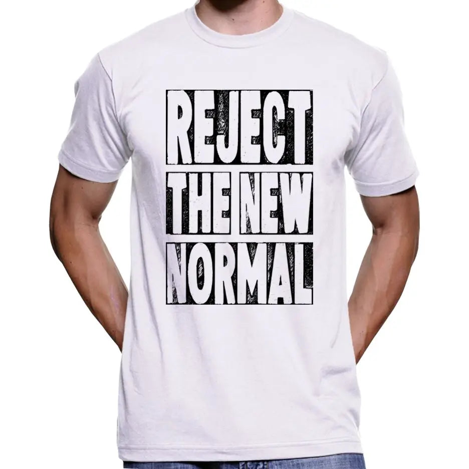 Reject The New Normal Anti-Lockdown T-Shirt Wide Awake Clothing