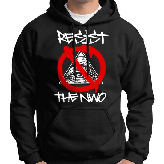 Resist The New World Order Hoodie Wide Awake Clothing