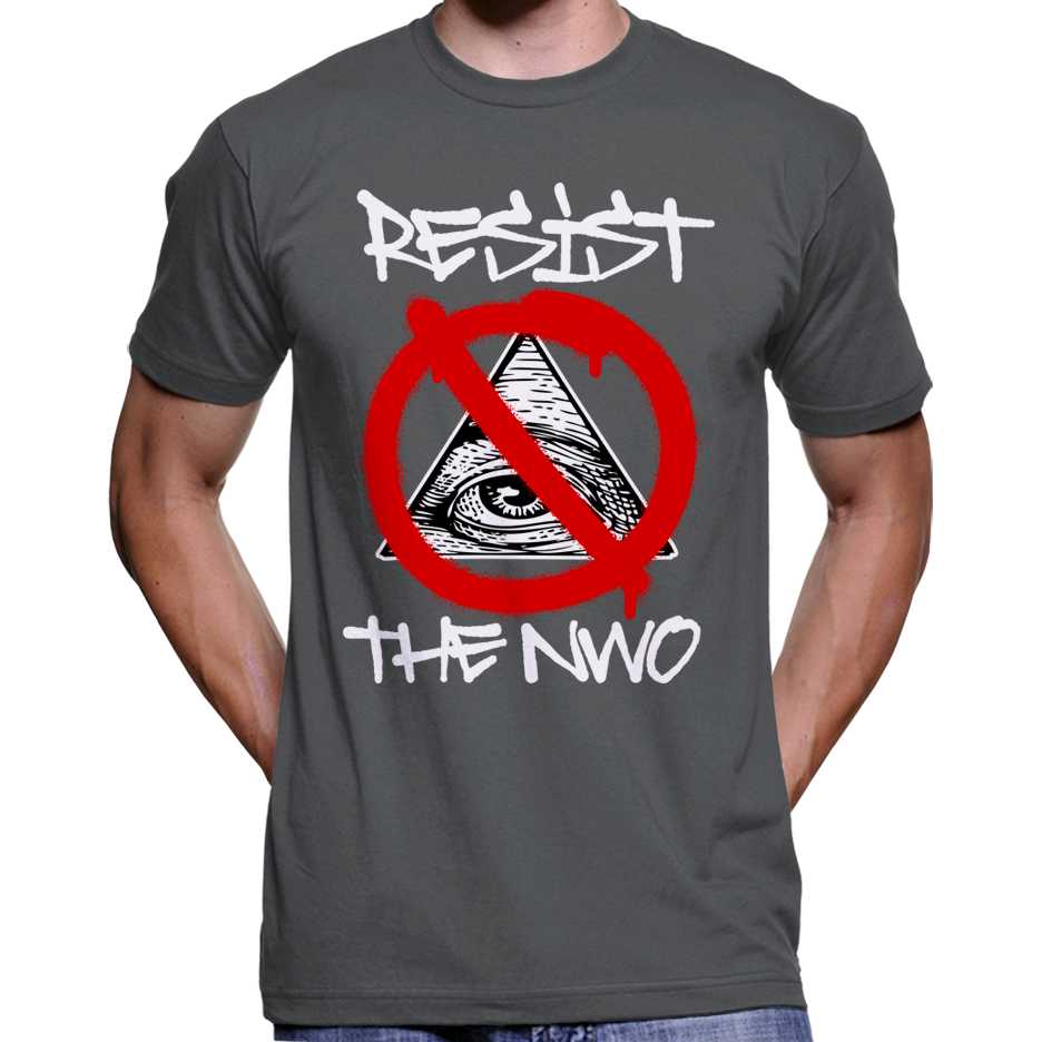 Resist The New World Order T-Shirt Wide Awake Clothing