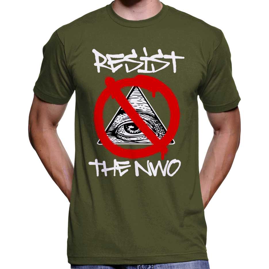 Resist The New World Order T-Shirt Wide Awake Clothing