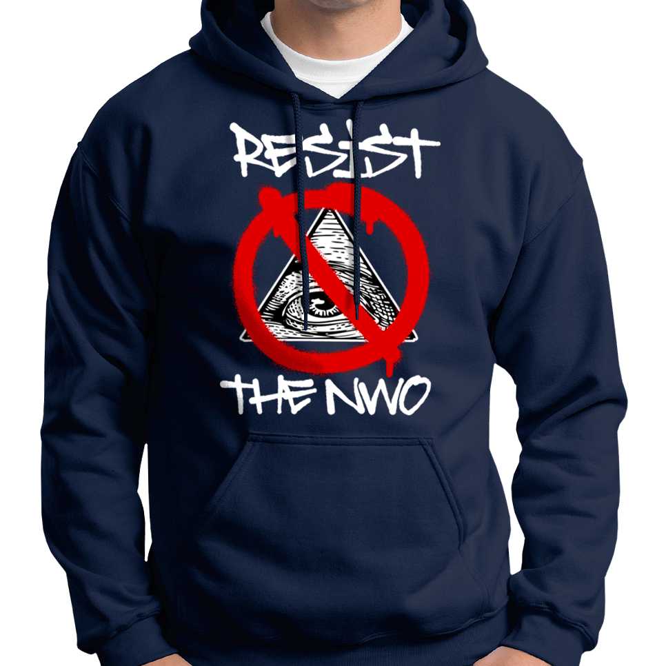 Resist The New World Order Hoodie Wide Awake Clothing
