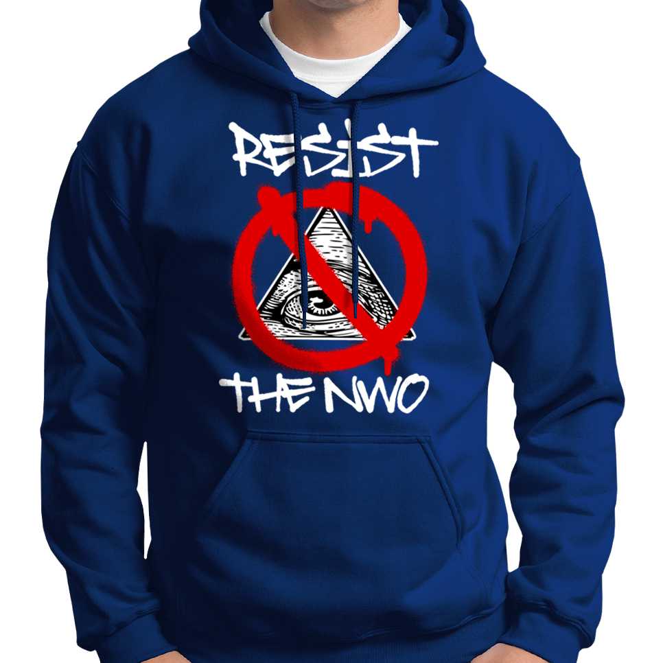 Resist The New World Order Hoodie Wide Awake Clothing