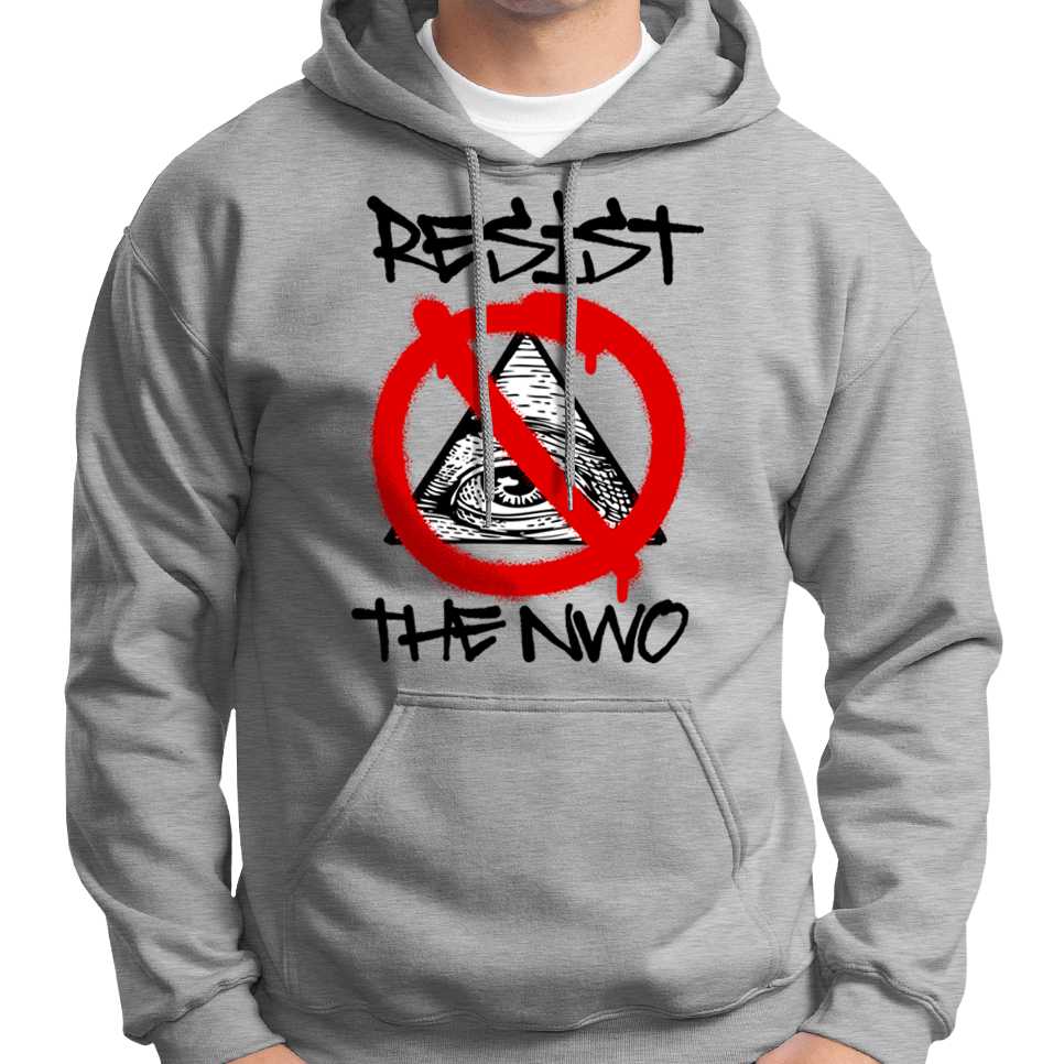 Resist The New World Order Hoodie Wide Awake Clothing