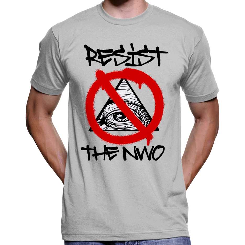 Resist The New World Order T-Shirt Wide Awake Clothing