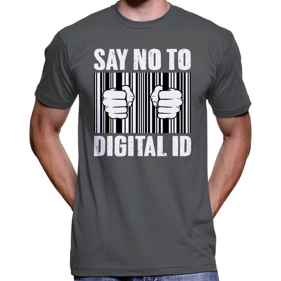 Say No To Digital ID T-Shirt Wide Awake Clothing