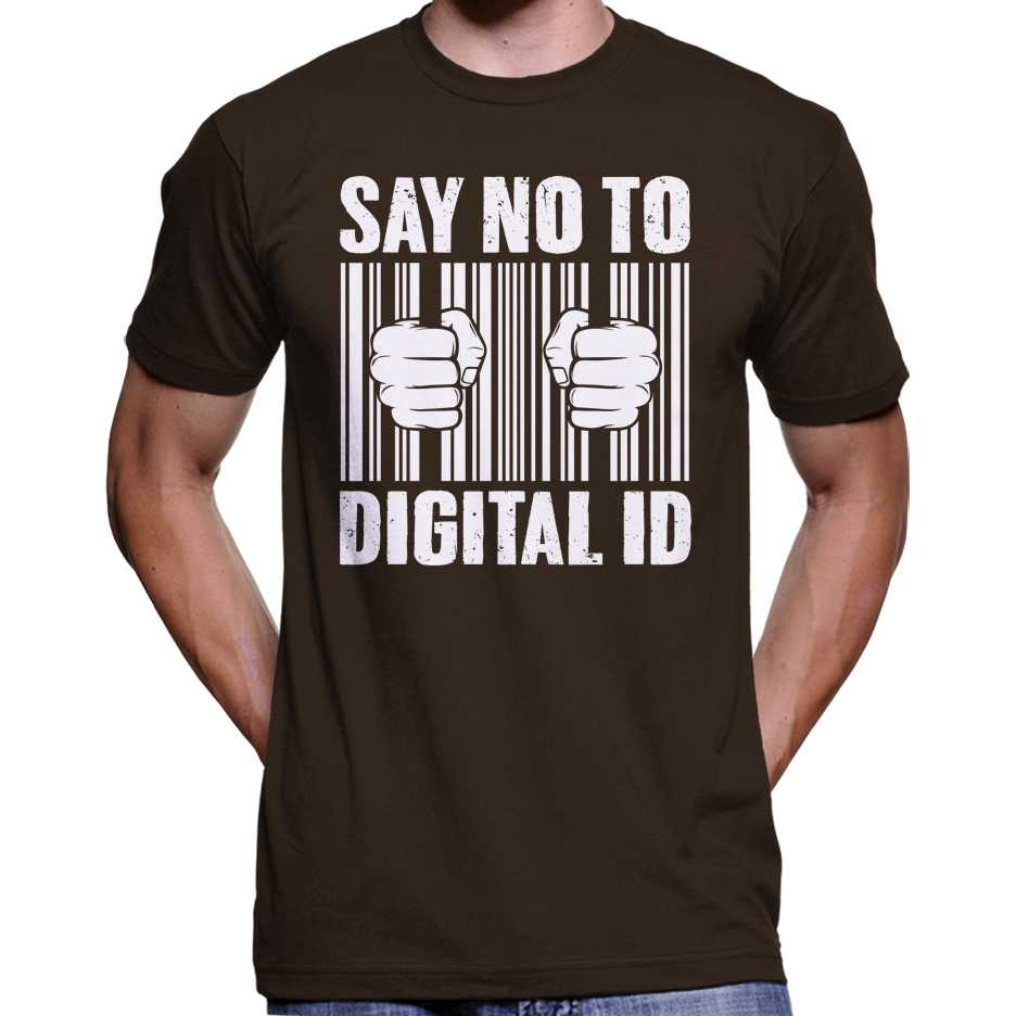 Say No To Digital ID T-Shirt Wide Awake Clothing