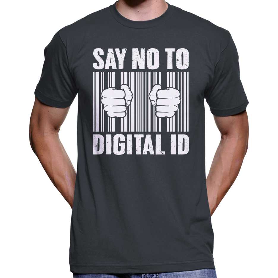 Say No To Digital ID T-Shirt Wide Awake Clothing