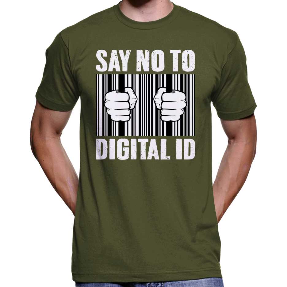 Say No To Digital ID T-Shirt Wide Awake Clothing