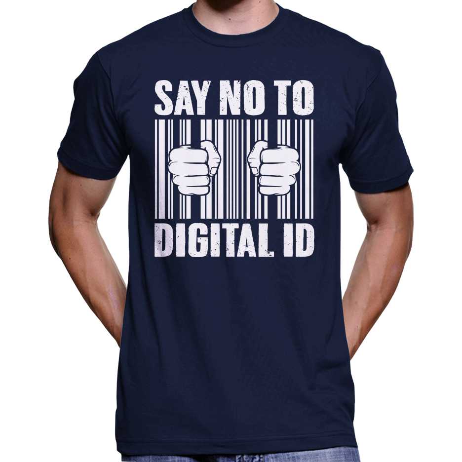Say No To Digital ID T-Shirt Wide Awake Clothing
