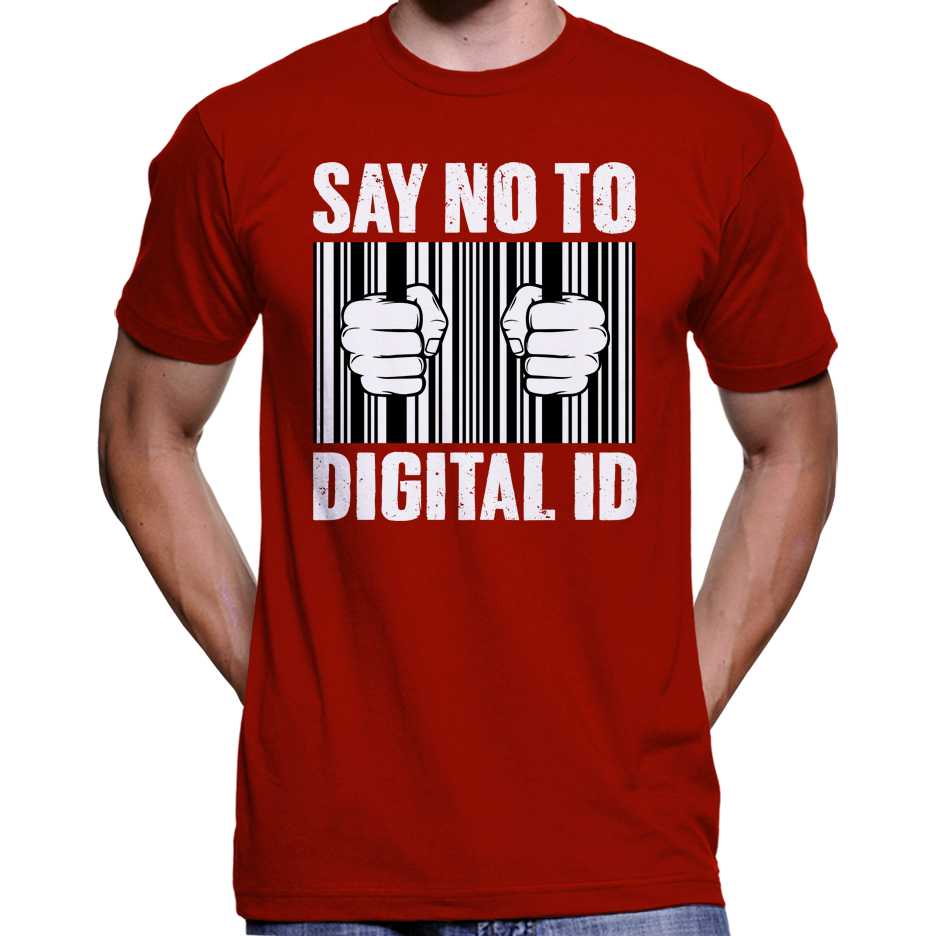 Say No To Digital ID T-Shirt Wide Awake Clothing