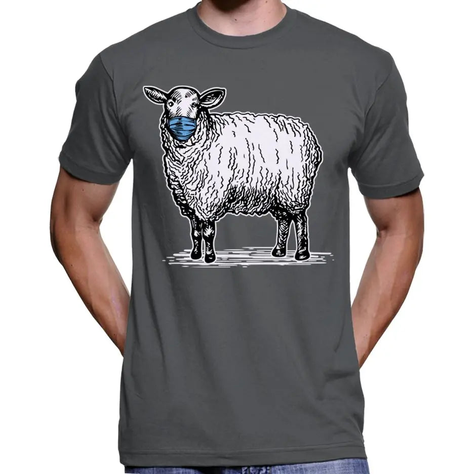 Masked Sheep Anti Face Mask T-Shirt Wide Awake Clothing