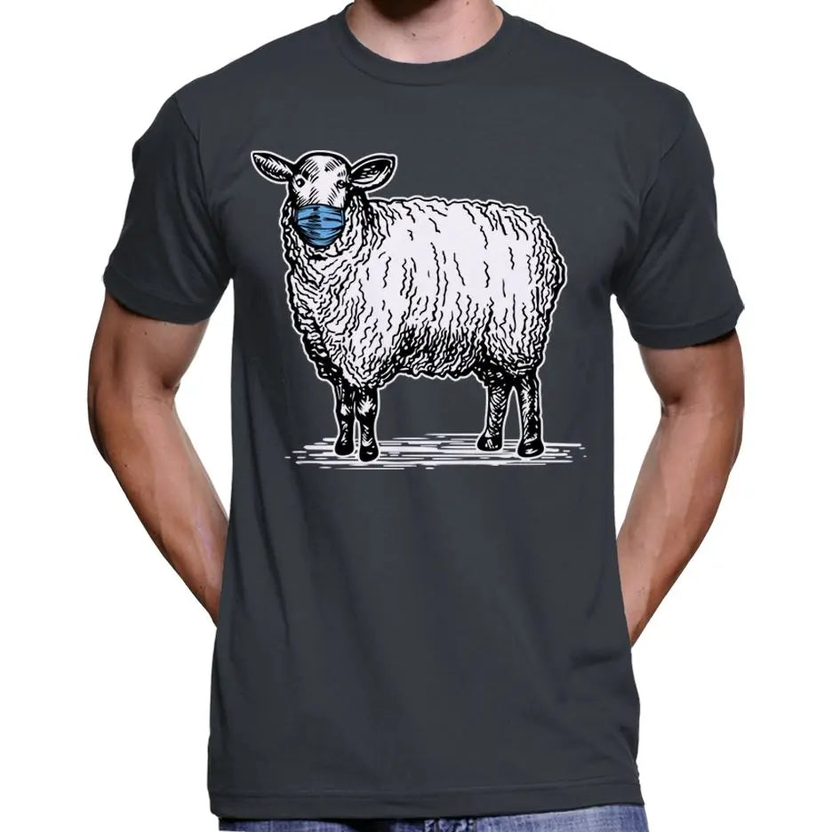 Masked Sheep Anti Face Mask T-Shirt Wide Awake Clothing