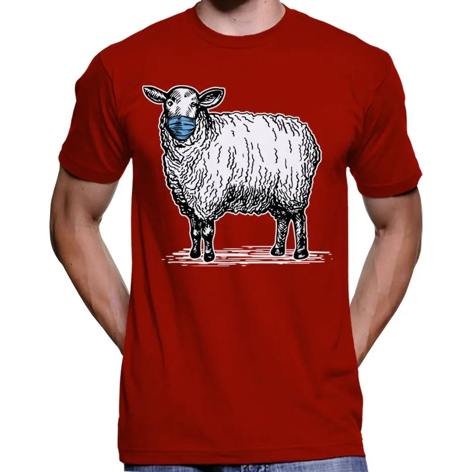 Masked Sheep Anti Face Mask T-Shirt Wide Awake Clothing