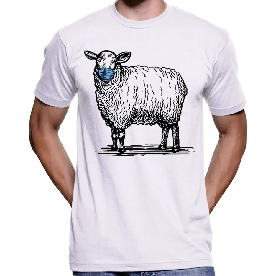 Masked Sheep Anti Face Mask T-Shirt Wide Awake Clothing