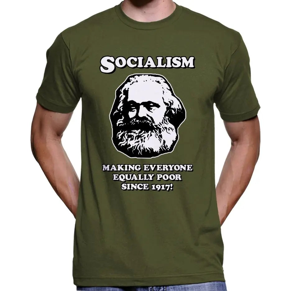 Socialism - Making Everyone Equally Poor... T-Shirt Wide Awake Clothing