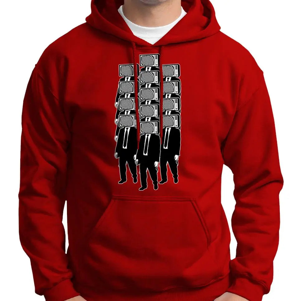 TV Head Zombie Horde Hoodie Wide Awake Clothing