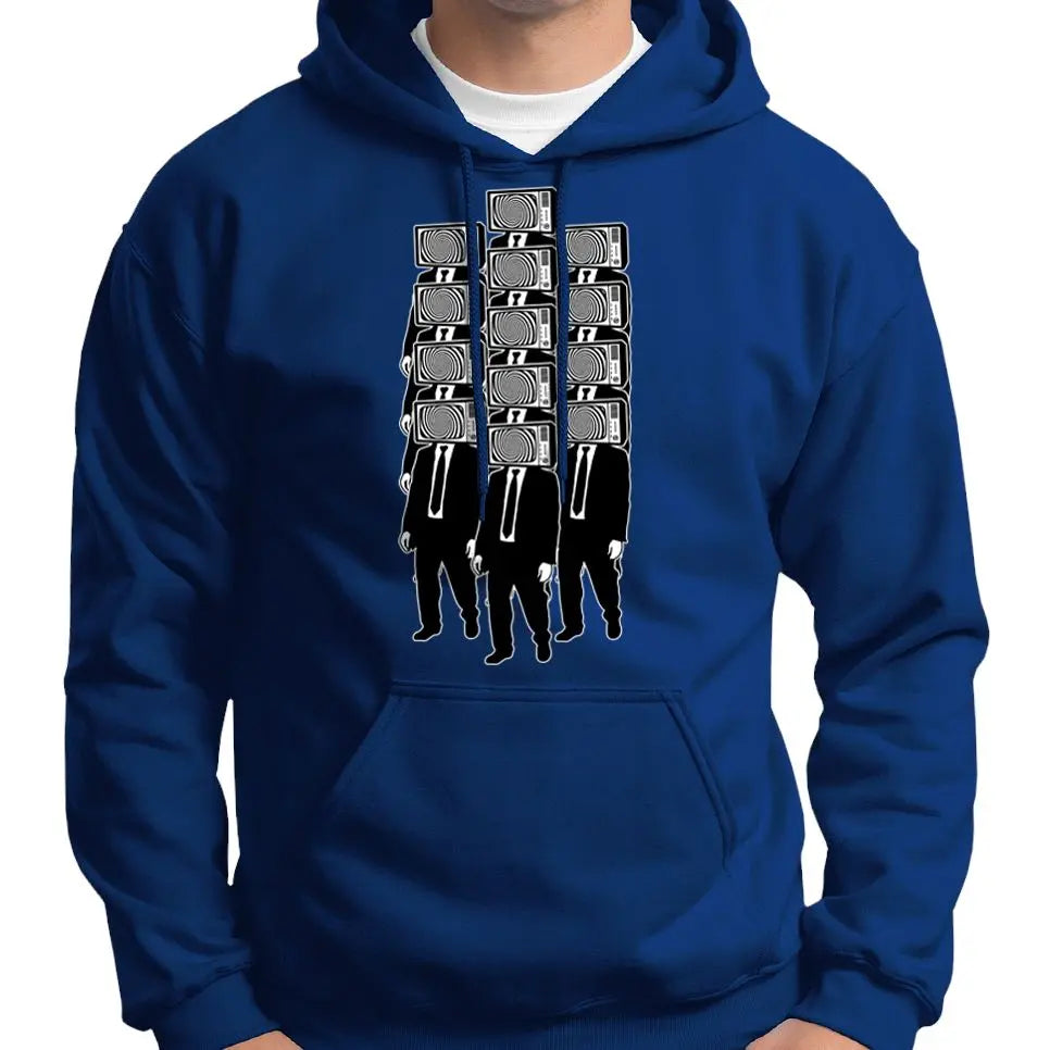 TV Head Zombie Horde Hoodie Wide Awake Clothing
