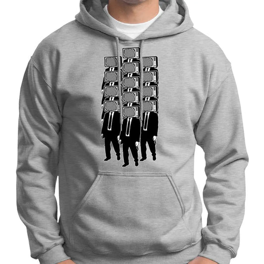 TV Head Zombie Horde Hoodie Wide Awake Clothing