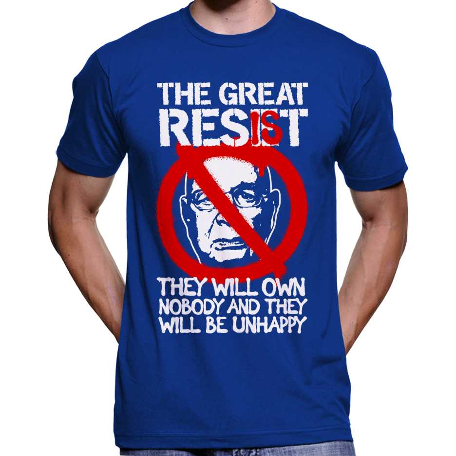 The Great Resist: "They Will Own Nobody..." T-Shirt Wide Awake Clothing