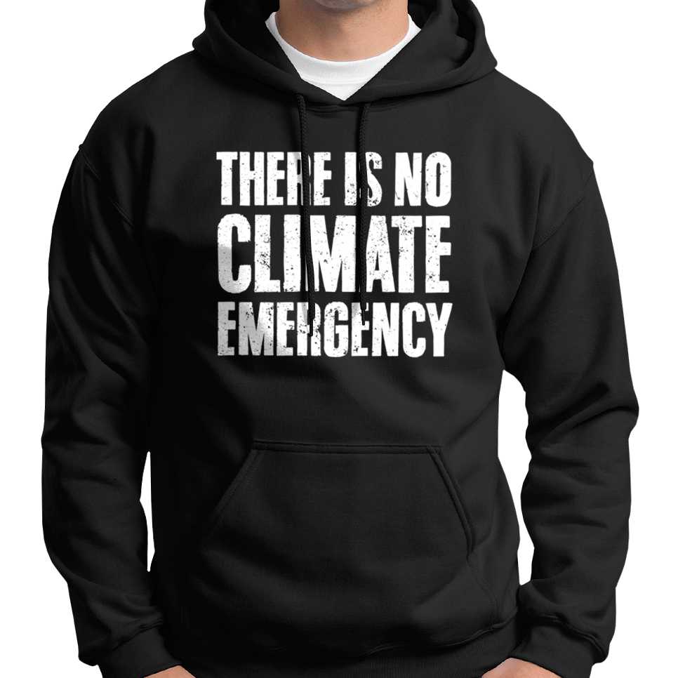There Is No Climate Emergency Hoodie Wide Awake Clothing