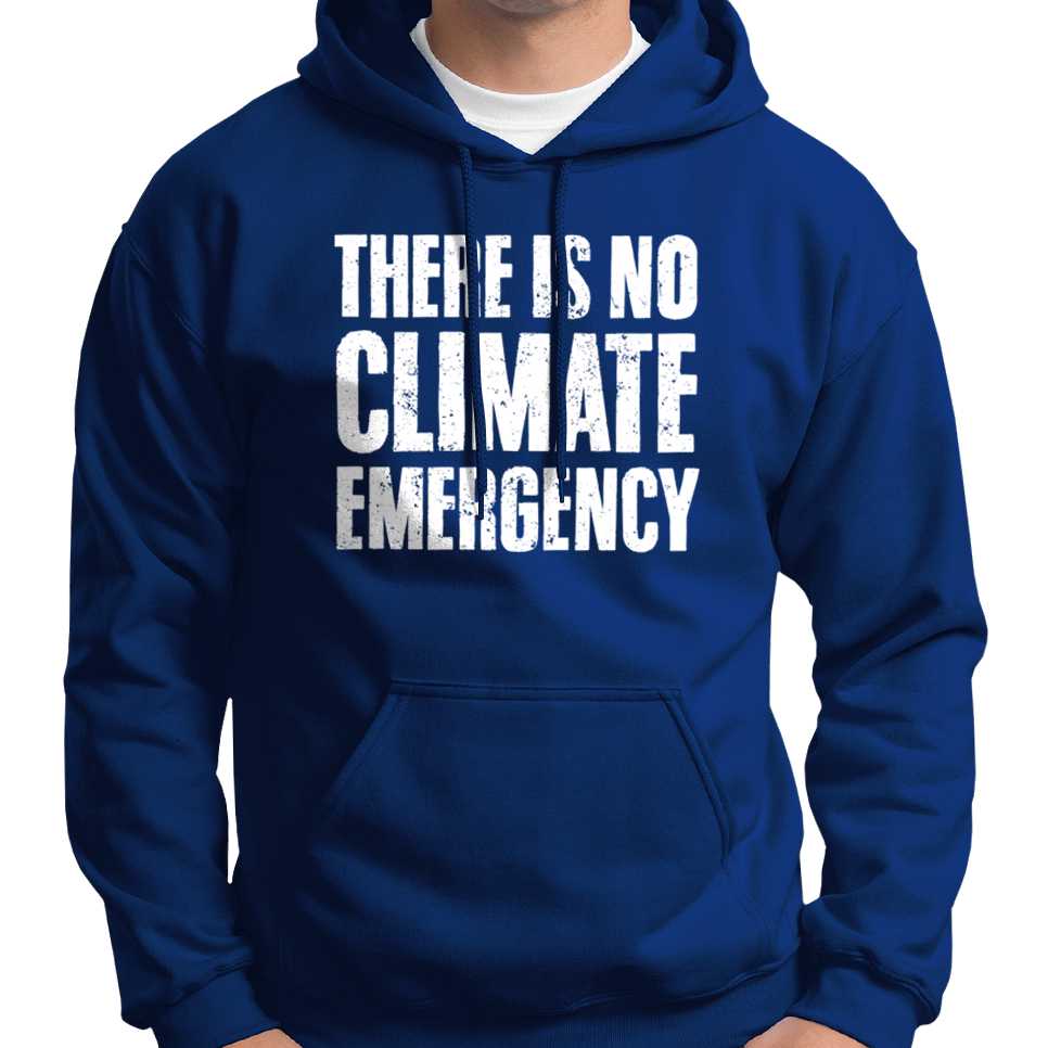 There Is No Climate Emergency Hoodie Wide Awake Clothing