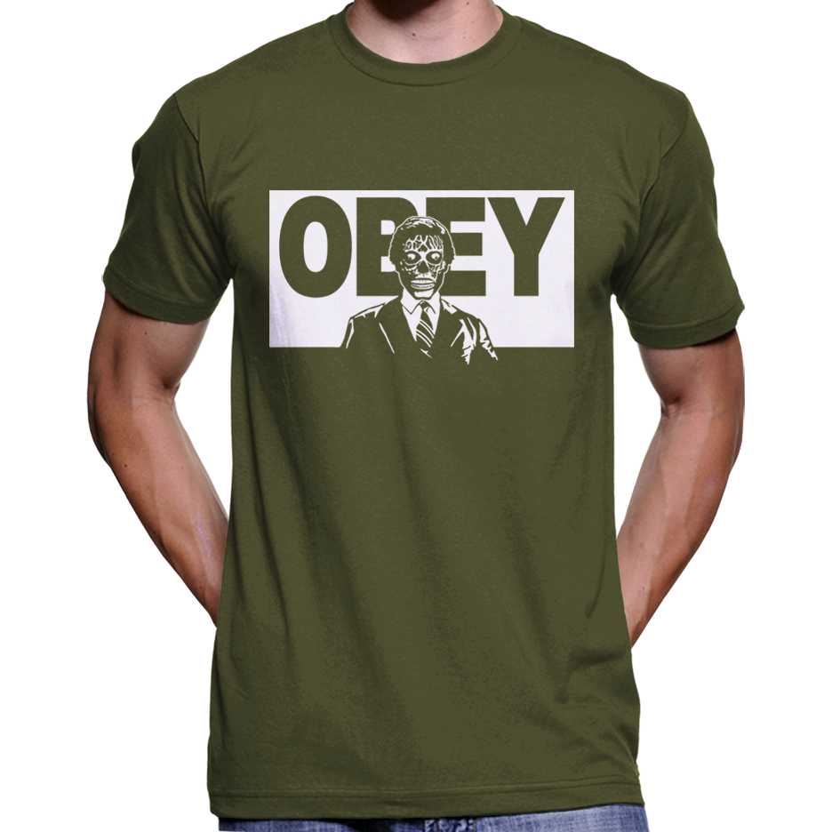 They Live Obey Alien T-Shirt Wide Awake Clothing