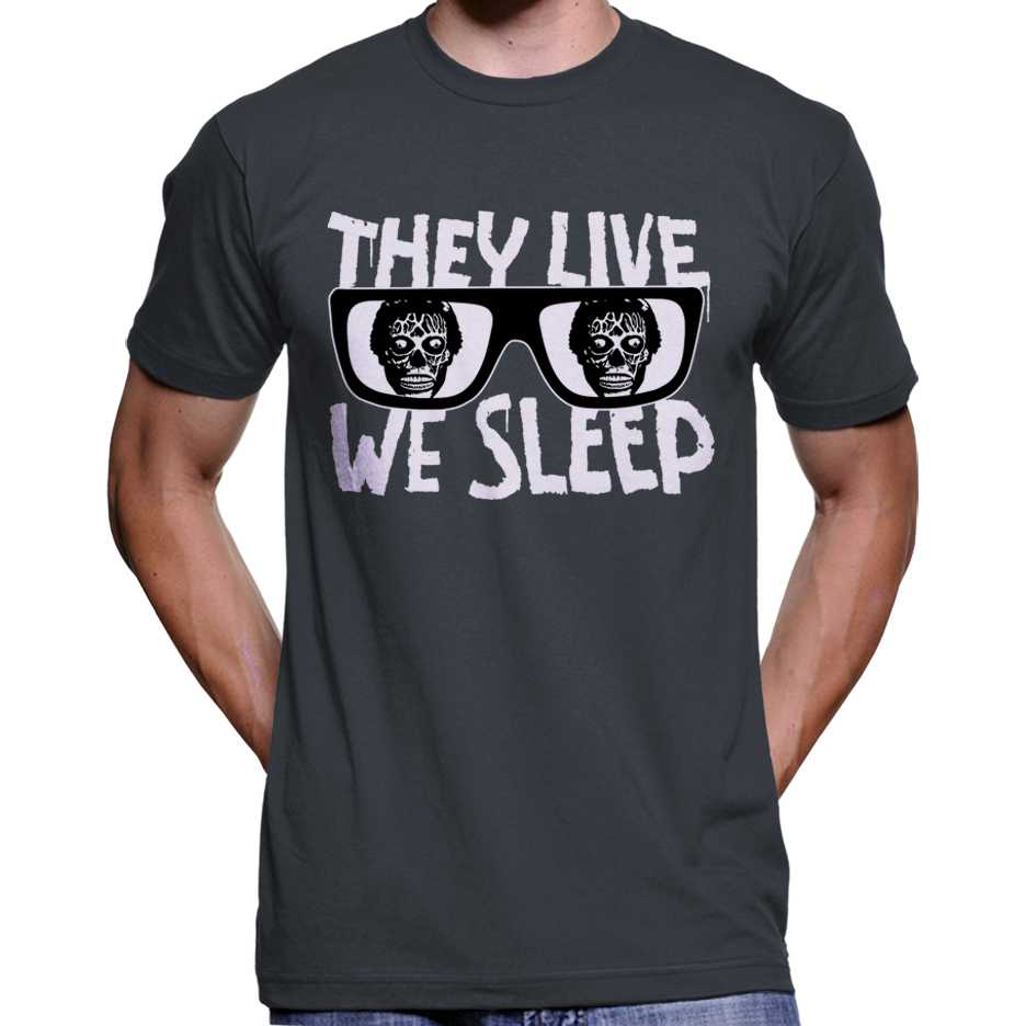They Live We Sleep T-Shirt Wide Awake Clothing
