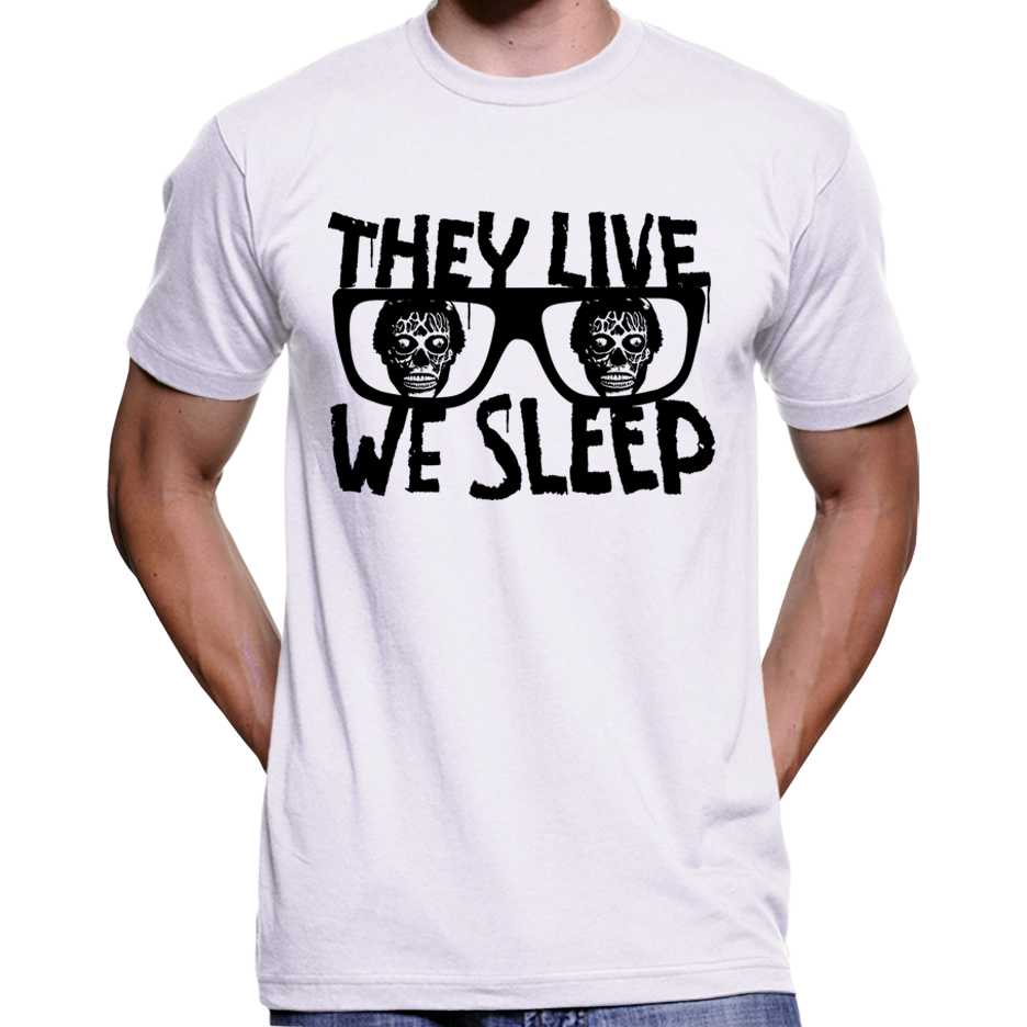 They Live We Sleep T-Shirt Wide Awake Clothing