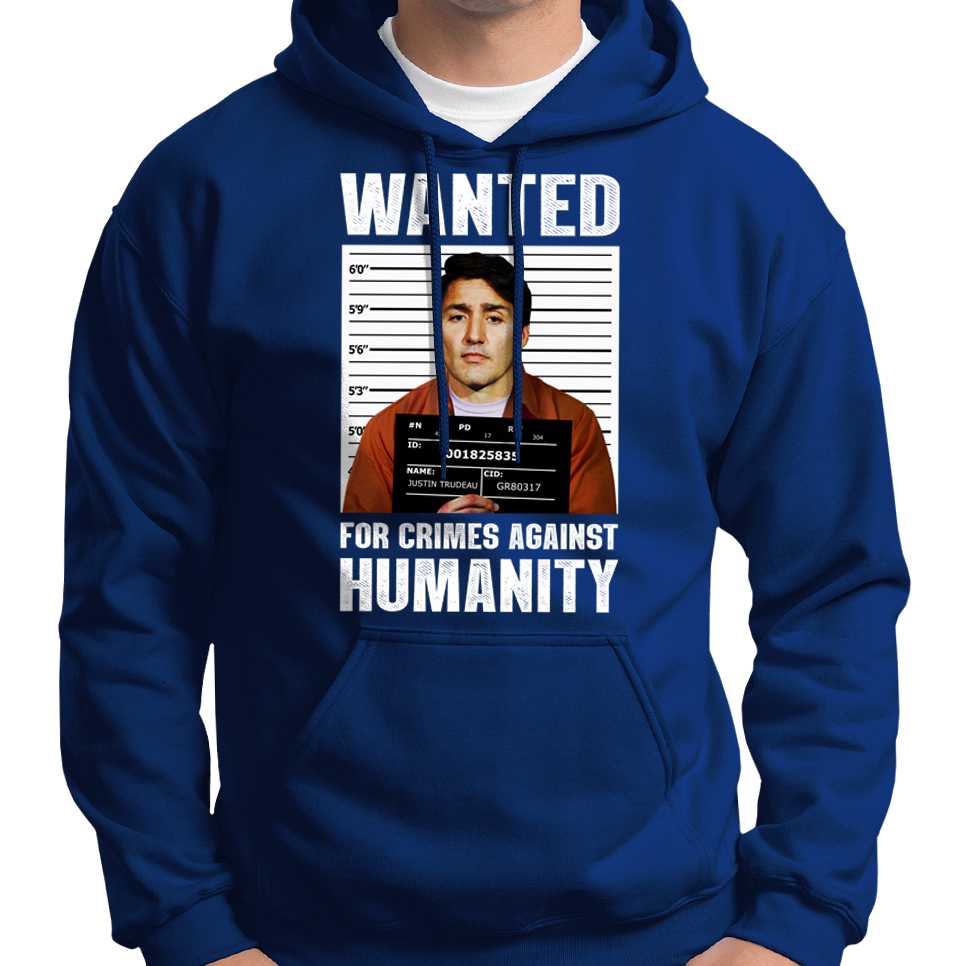 Justin Trudeau Wanted Poster Hoodie Wide Awake Clothing