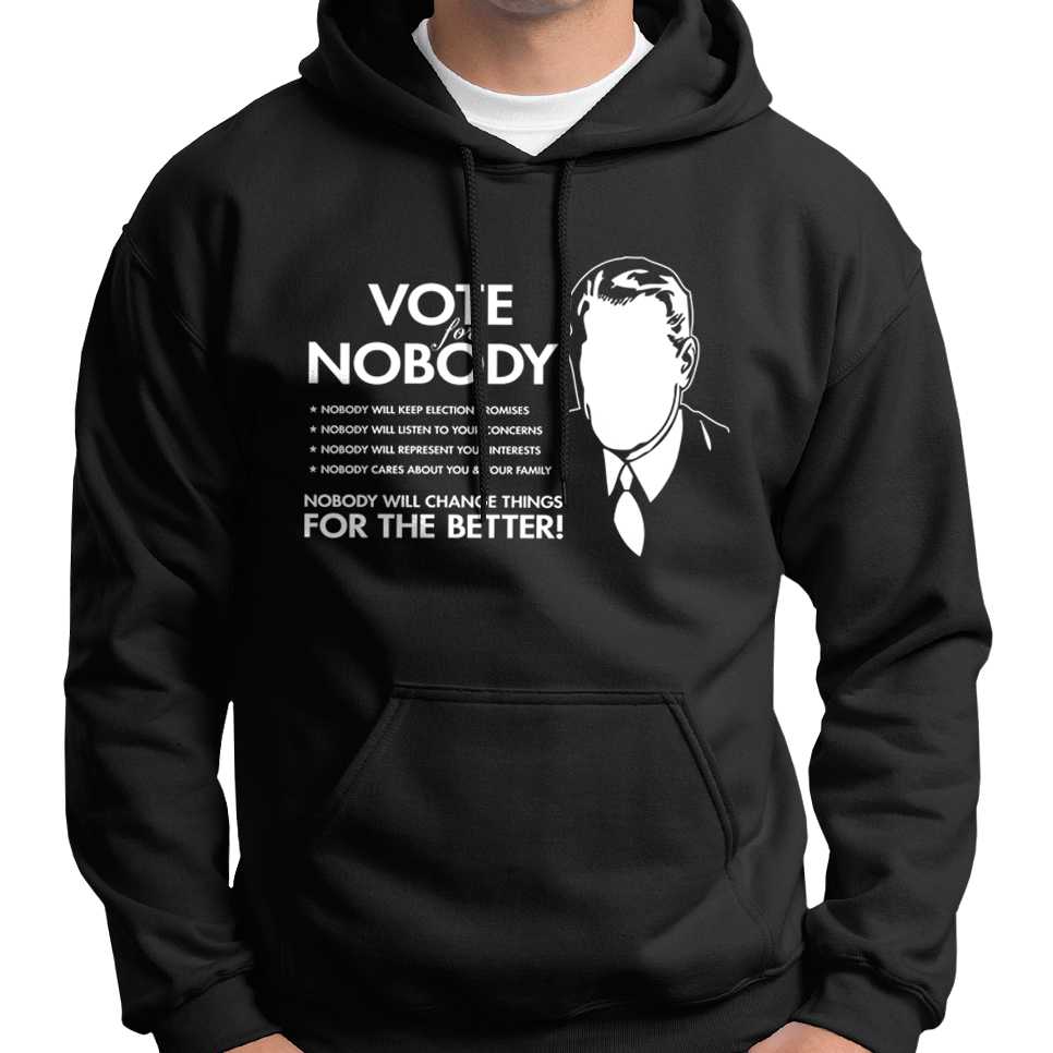 Vote For Nobody Hoodie Wide Awake Clothing