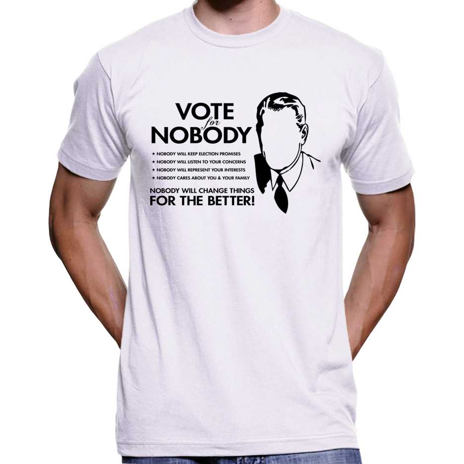 Vote For Nobody T-Shirt Wide Awake Clothing
