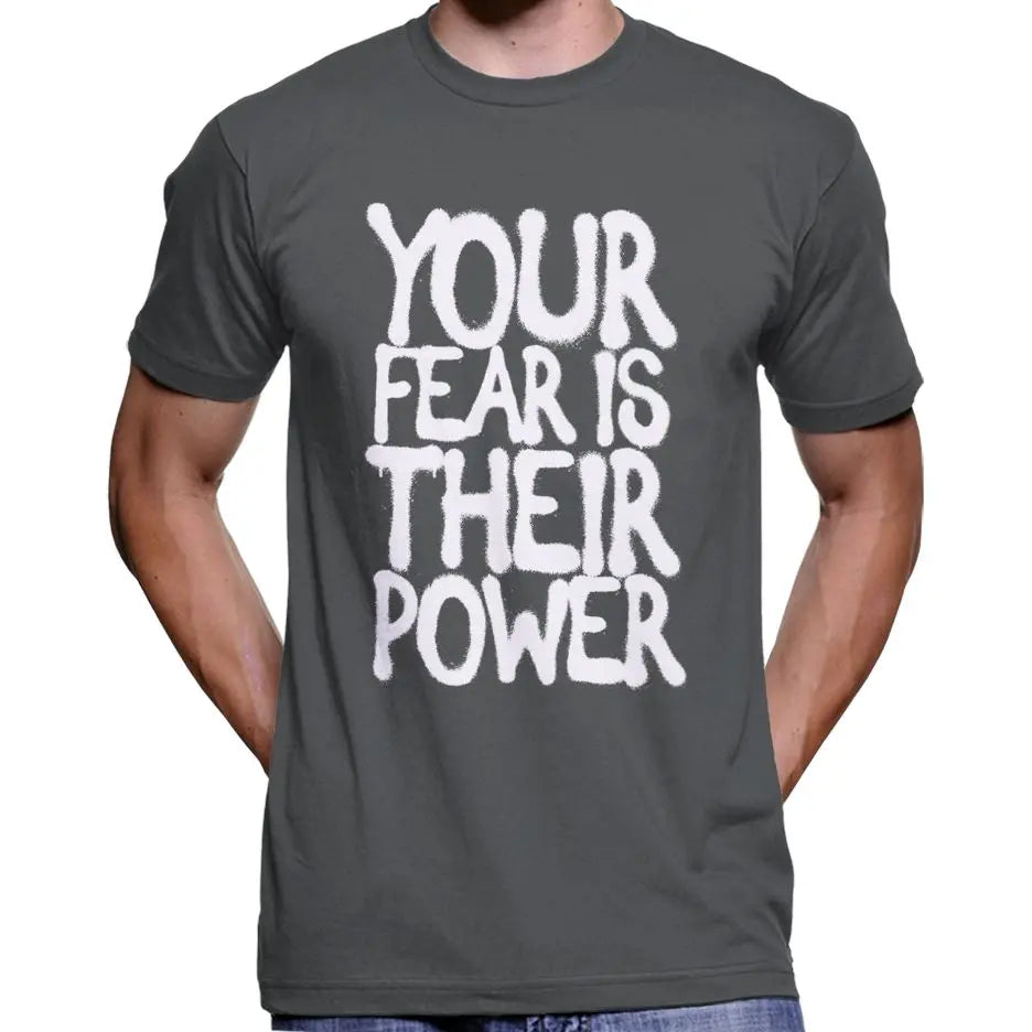 "Your Fear Is Their Power" Graffiti T-Shirt Wide Awake Clothing