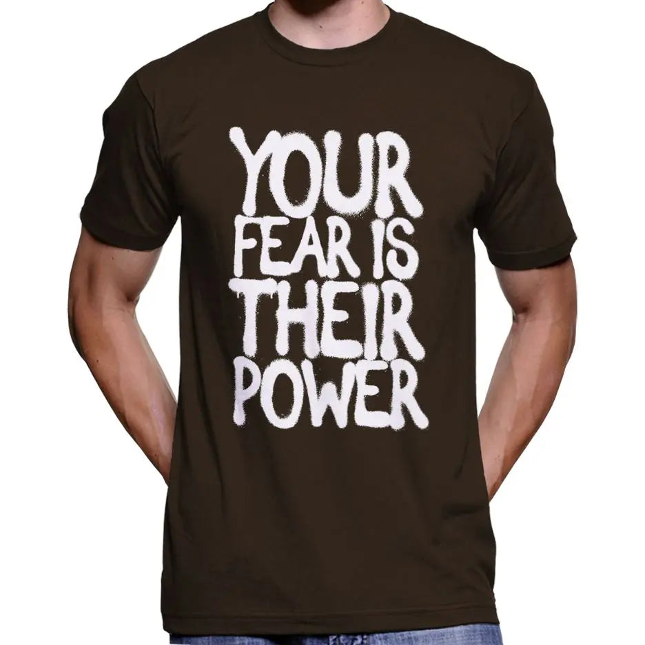 "Your Fear Is Their Power" Graffiti T-Shirt Wide Awake Clothing