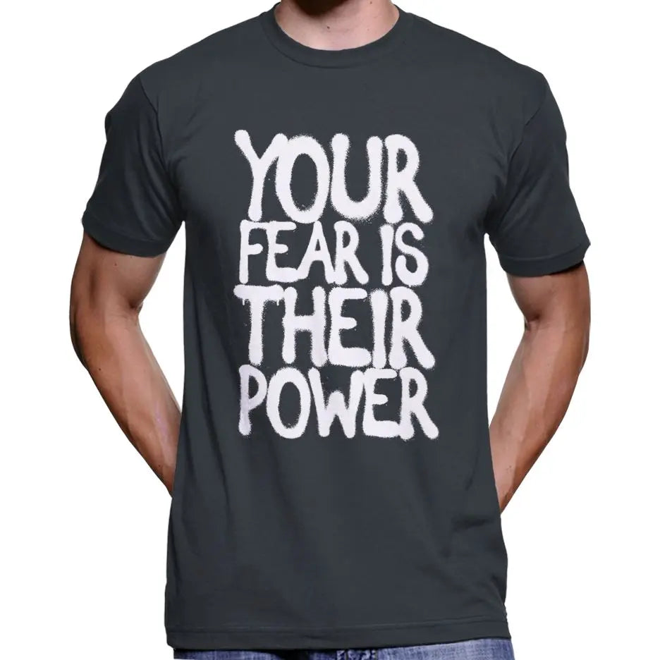 "Your Fear Is Their Power" Graffiti T-Shirt Wide Awake Clothing