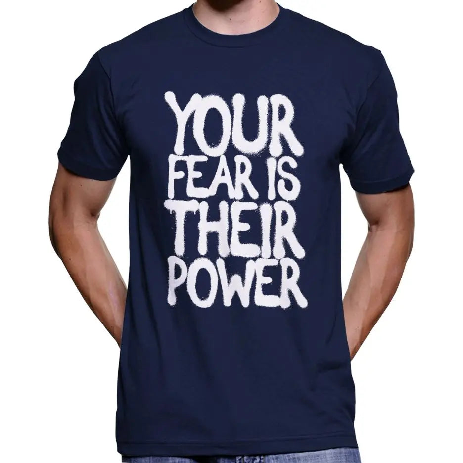 "Your Fear Is Their Power" Graffiti T-Shirt Wide Awake Clothing