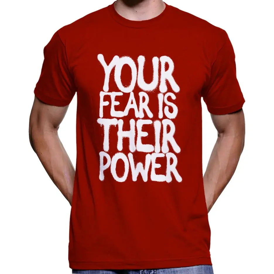 "Your Fear Is Their Power" Graffiti T-Shirt Wide Awake Clothing