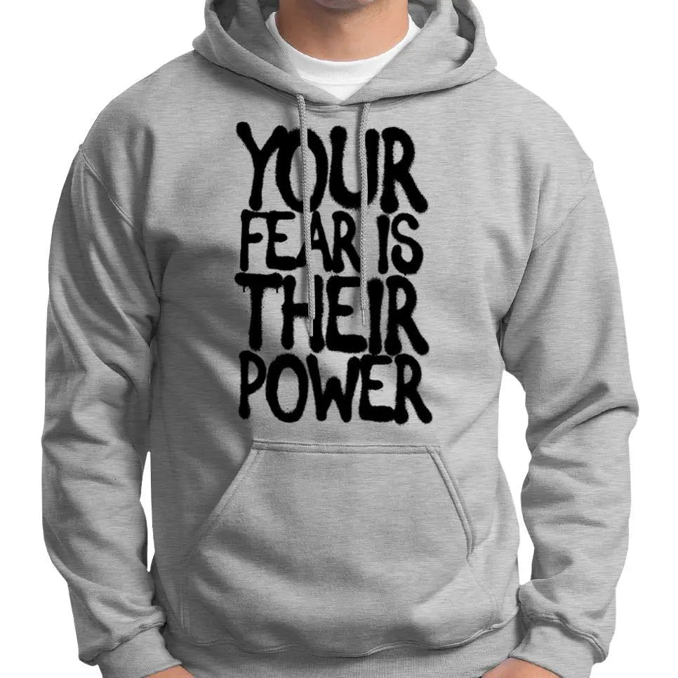 "Your Fear Is Their Power" Graffiti Hoodie Wide Awake Clothing