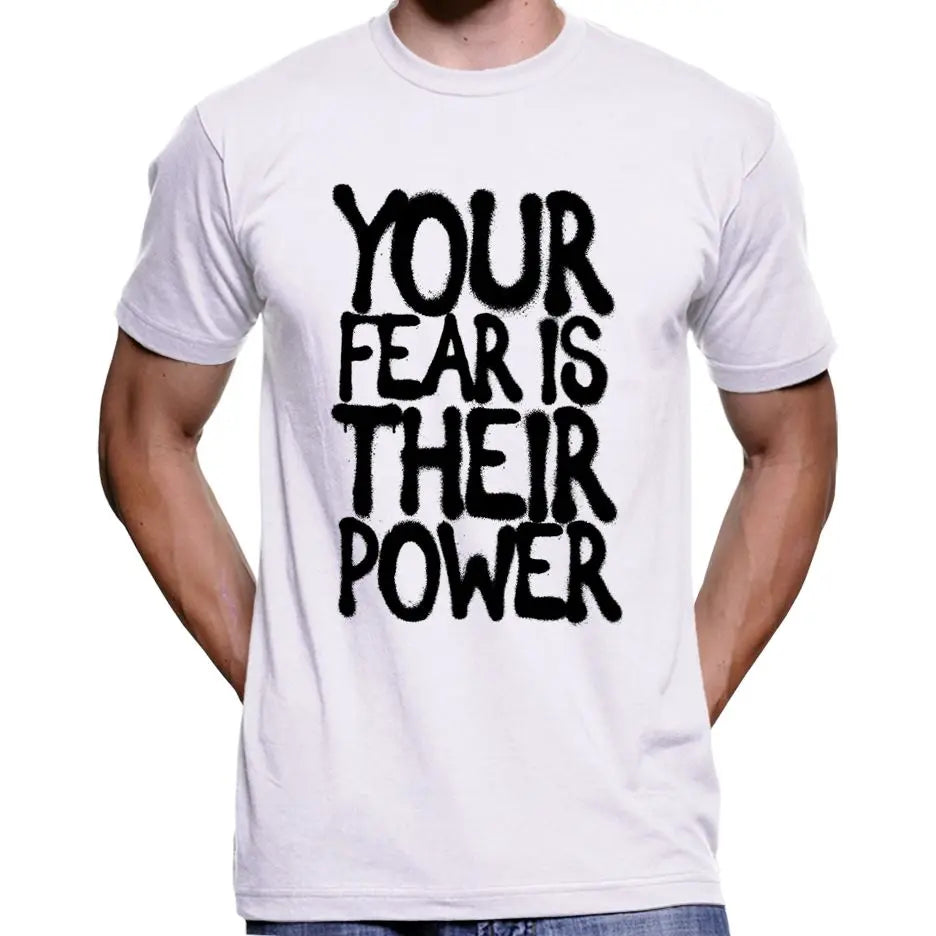 "Your Fear Is Their Power" Graffiti T-Shirt Wide Awake Clothing