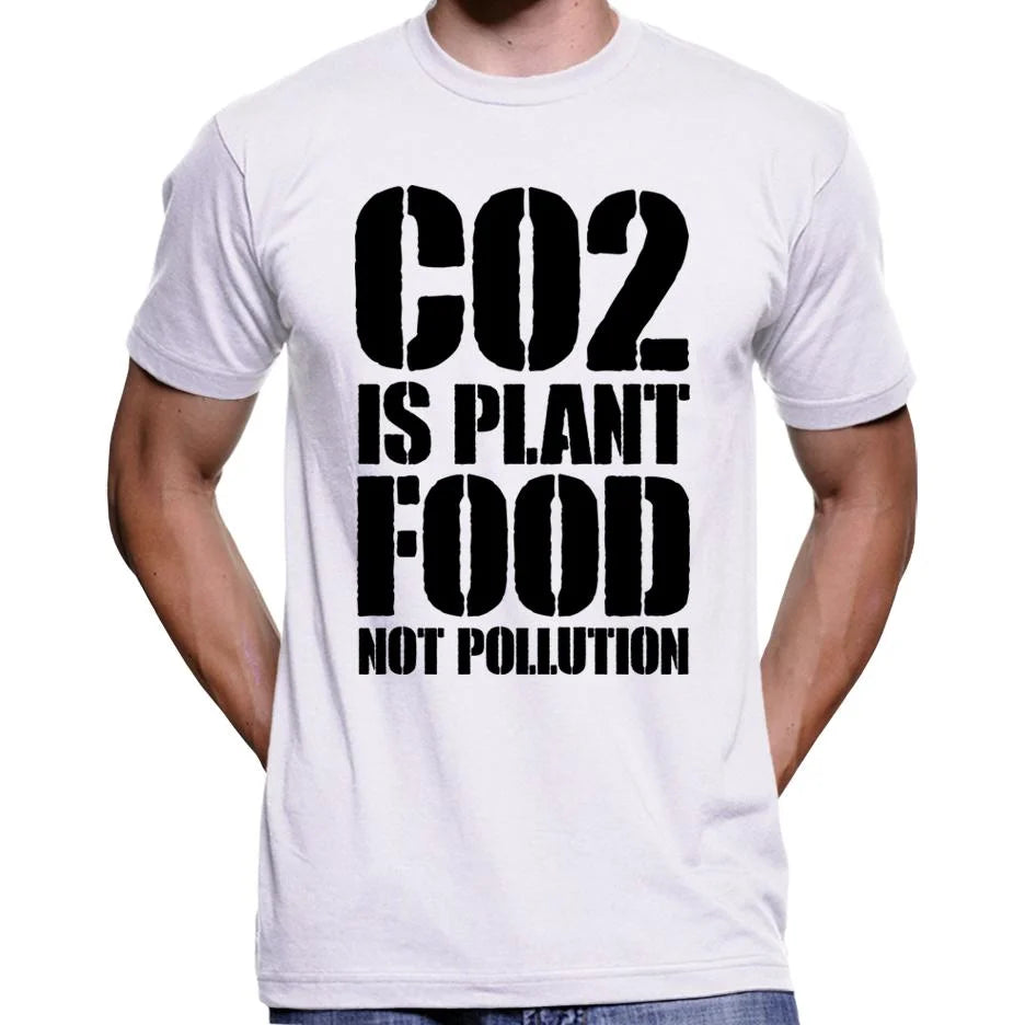 CO2 Is Plant Food, Not Pollution T-Shirt Wide Awake Clothing