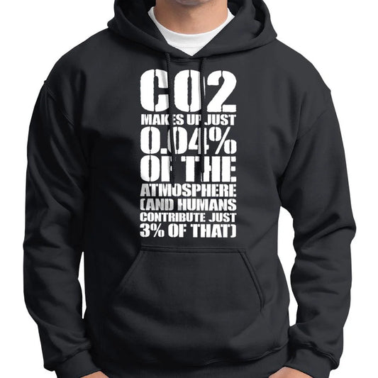 CO2 Makes Up Just 0.04% Of The Atmosphere Hoodie Wide Awake Clothing