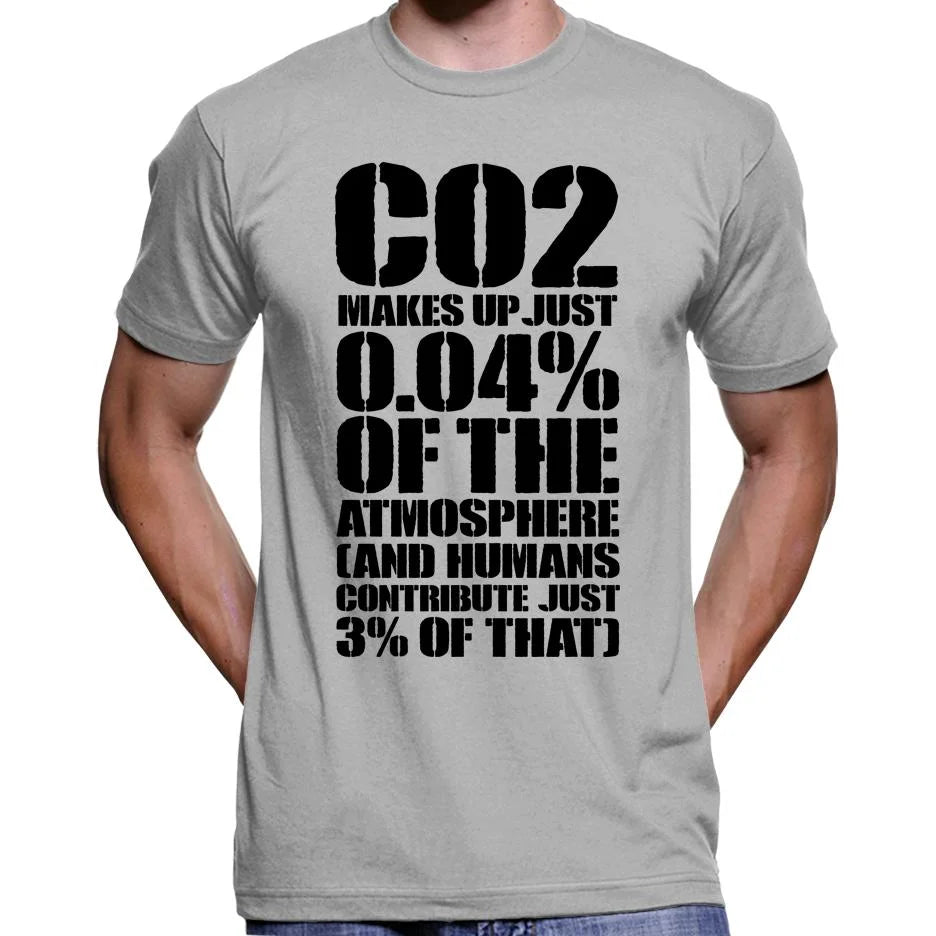 CO2 Makes Up Just 0.04% Of The Atmosphere T-Shirt Wide Awake Clothing