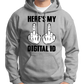 Here's My Digital ID Middle Fingers Hoodie